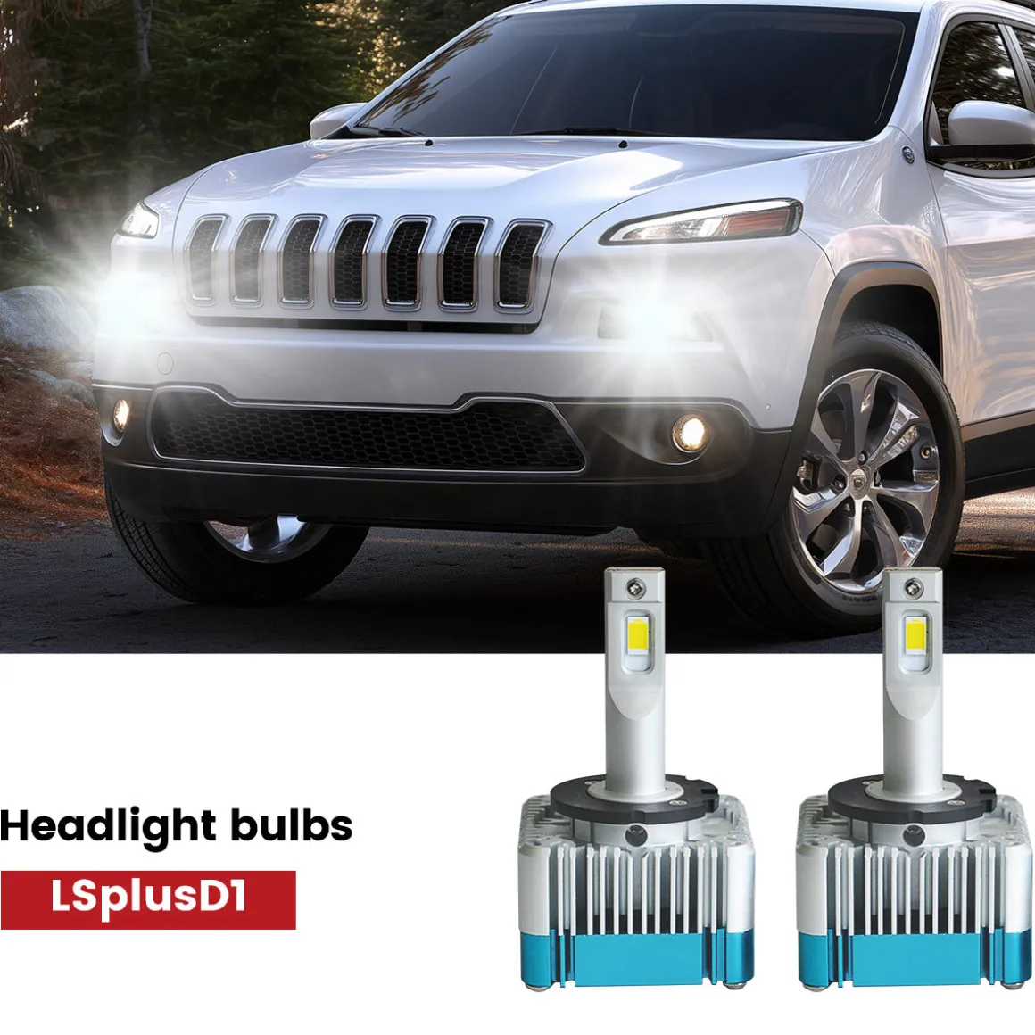 Fit for 2014-2016 Jeep Cherokee The Brightest LED Bulbs Upgrade | Tested and Verified