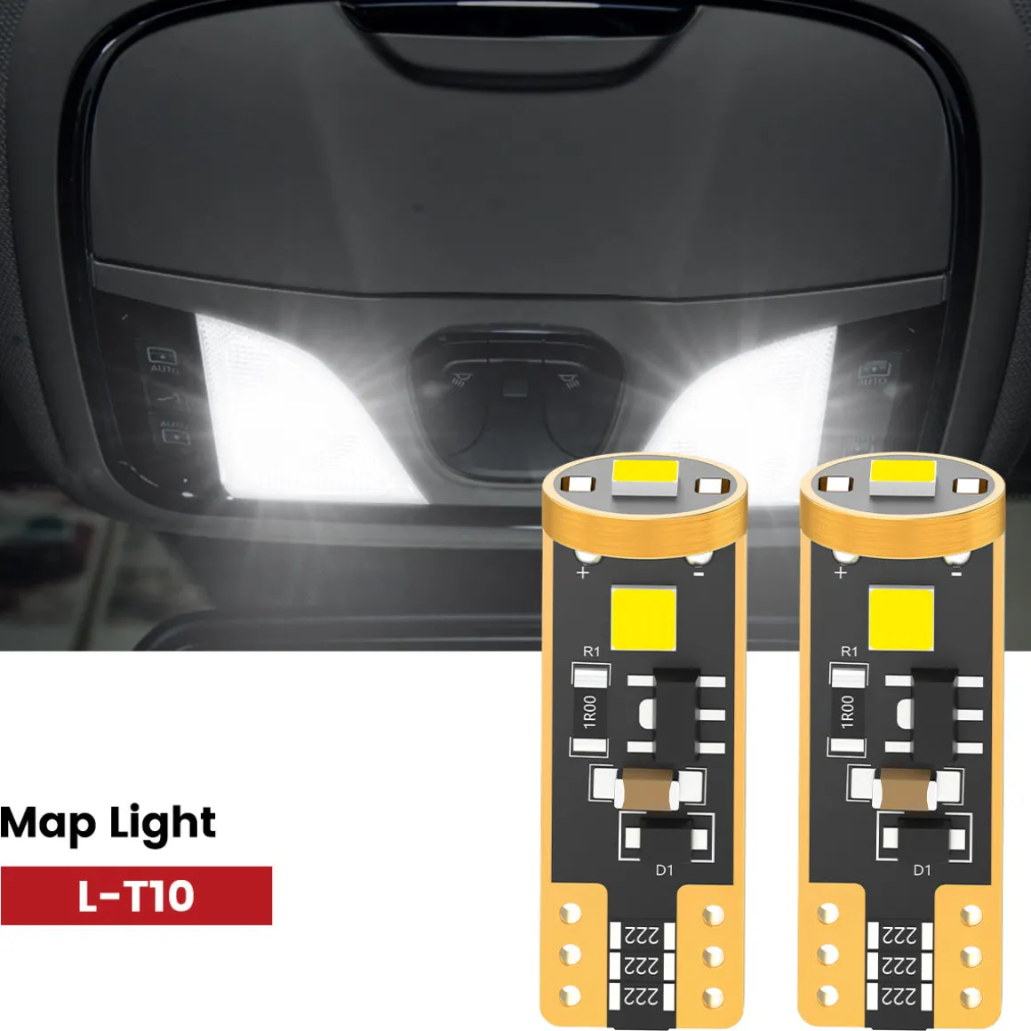 Fit for 2014-2016 Jeep Cherokee The Brightest LED Bulbs Upgrade | Tested and Verified