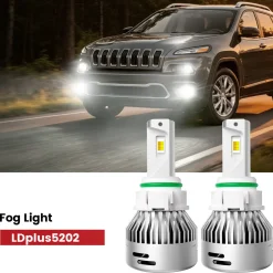 Fit for 2017-2018 Jeep Cherokee The Brightest LED Bulbs Upgrade