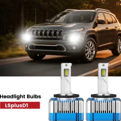 Fit for 2017-2018 Jeep Cherokee The Brightest LED Bulbs Upgrade