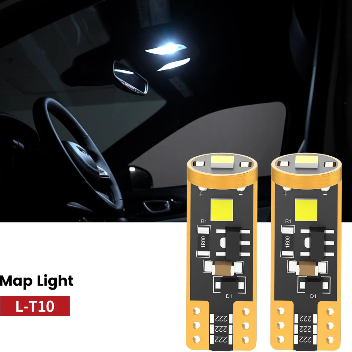Fit for 2022-2025 Jeep Compass The Brightest LED Bulbs Upgrade