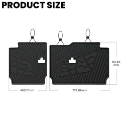 Fit for 2020-2026 Jeep Gladiator Floor Mats