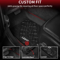 Fit for 2020-2026 Jeep Gladiator Floor Mats