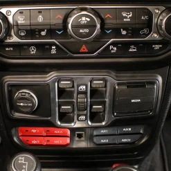 Fit For Jeep Gladiator JT 2019-2025 Auxiliary Switch Panel Bank Kit