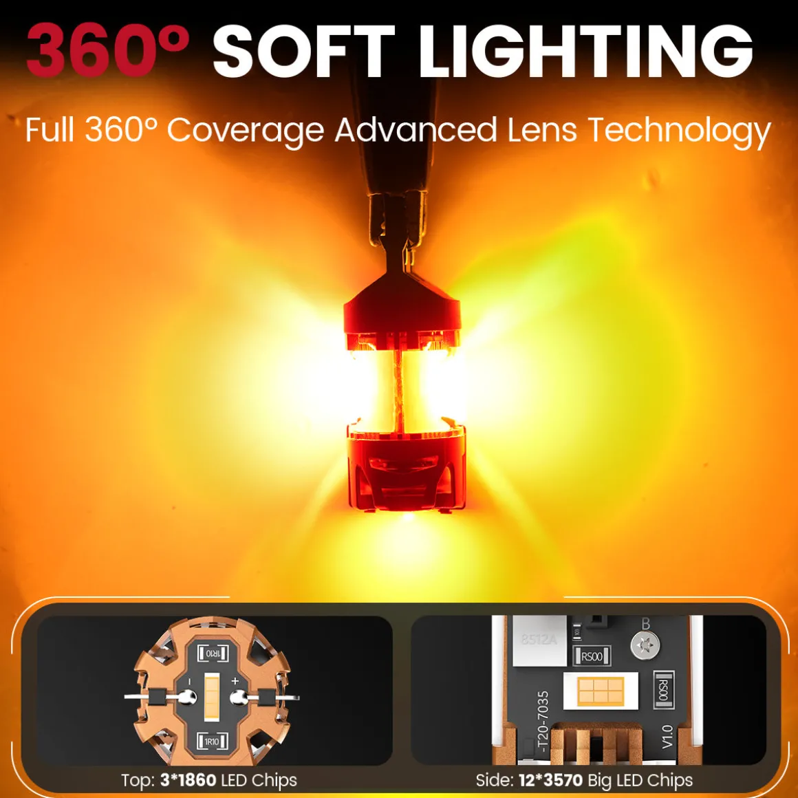 Fit for 2020-2025 Jeep Gladiator The Brightest LED Bulbs Upgrade | Tested and Verified