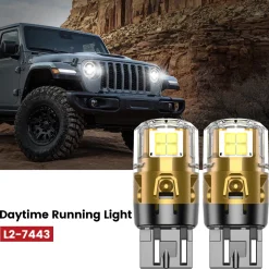 Fit for 2020-2025 Jeep Gladiator The Brightest LED Bulbs Upgrade | Tested and Verified