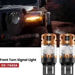 Fit for 2020-2025 Jeep Gladiator The Brightest LED Bulbs Upgrade | Tested and Verified