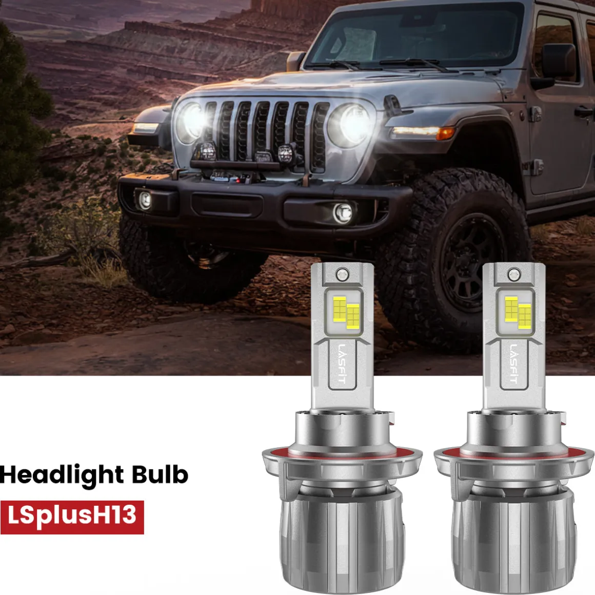 Fit for 2020-2025 Jeep Gladiator The Brightest LED Bulbs Upgrade | Tested and Verified