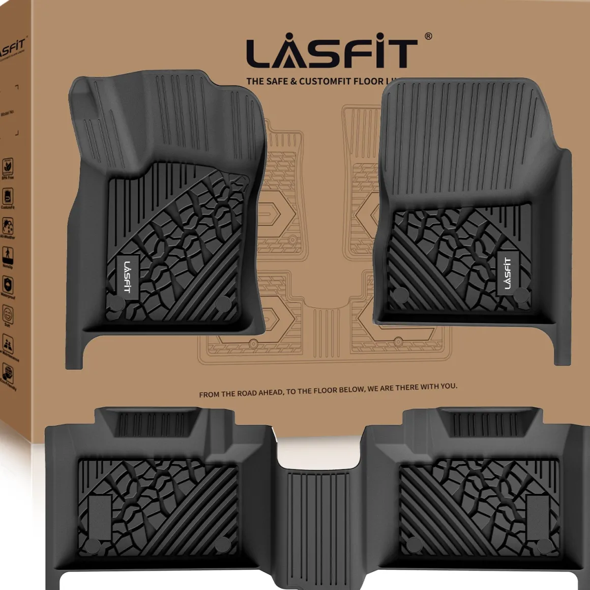Fit for 2013-2015 Jeep Grand Cherokee Floor Mats or Seatback & Cargo Mat