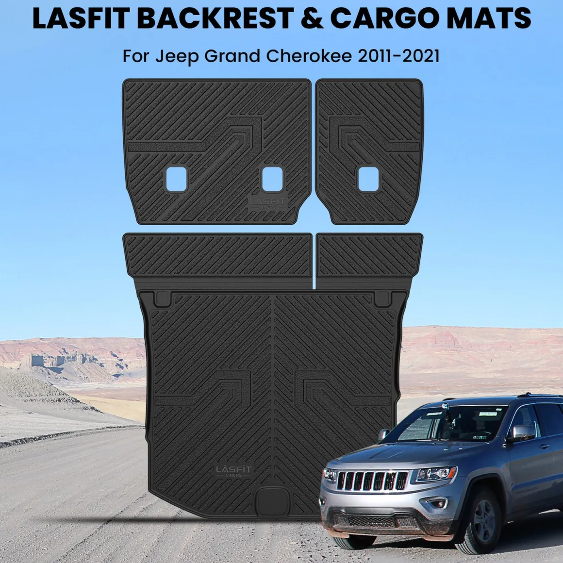 Fit for 2013-2015 Jeep Grand Cherokee Floor Mats or Seatback & Cargo Mat