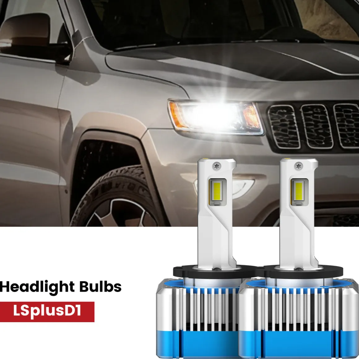 Fit for 2014-2016 Jeep Grand Cherokee LED Bulbs Upgrade | Tested and Verified