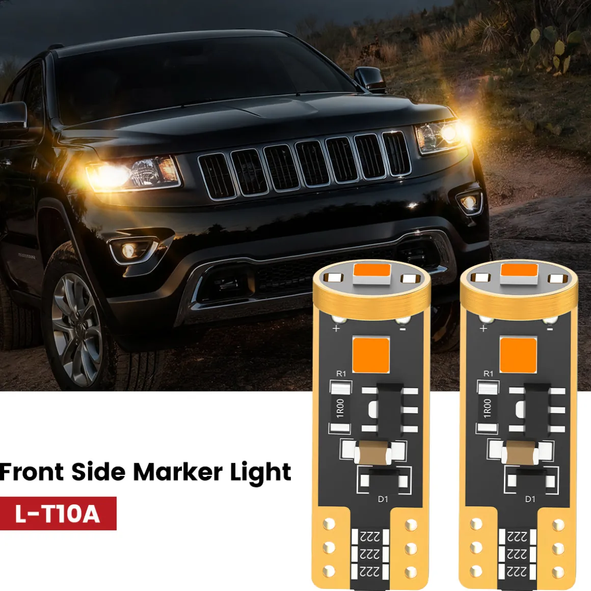 Fit for 2014-2016 Jeep Grand Cherokee LED Bulbs Upgrade | Tested and Verified