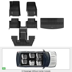 Fit for 2021-2026 Jeep Grand Cherokee L Floor Mats or Cargo Mat