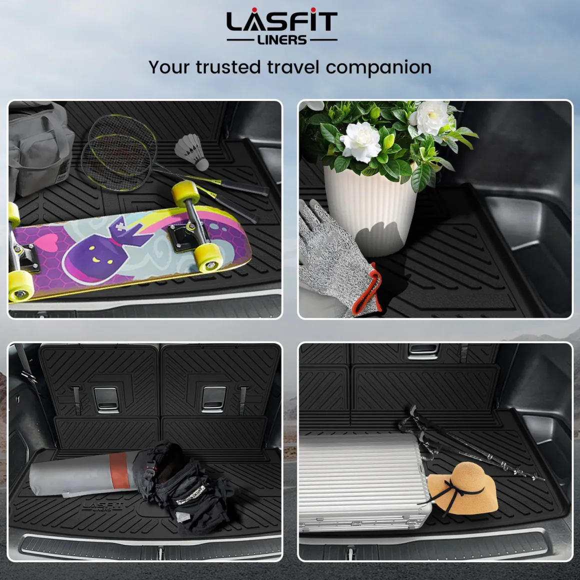Fit for 2021-2026 Jeep Grand Cherokee L Floor Mats or Cargo Mat