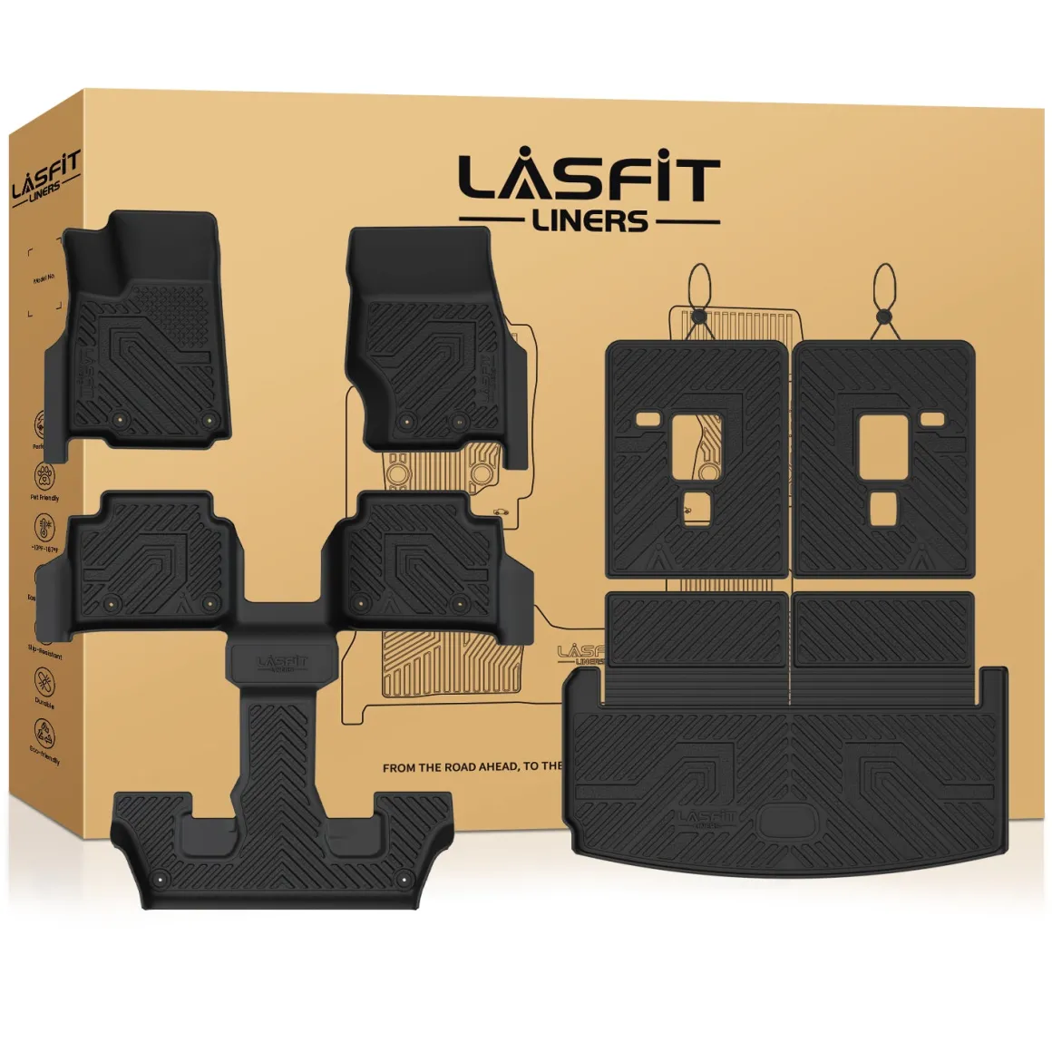 Fit for 2021-2026 Jeep Grand Cherokee L Floor Mats or Cargo Mat