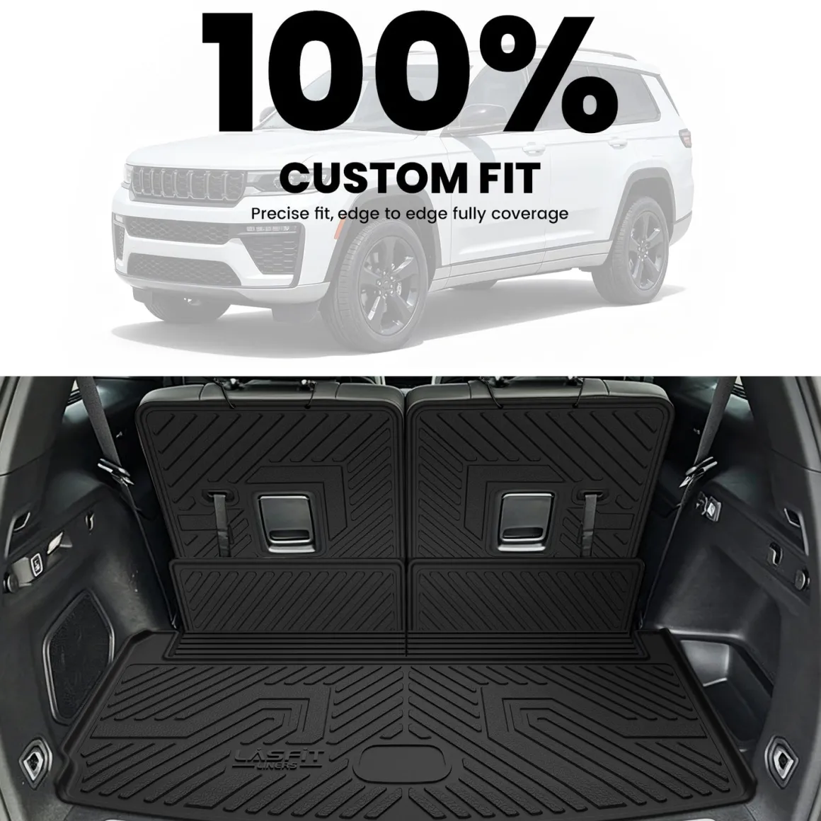 Fit for 2021-2026 Jeep Grand Cherokee L Floor Mats or Cargo Mat