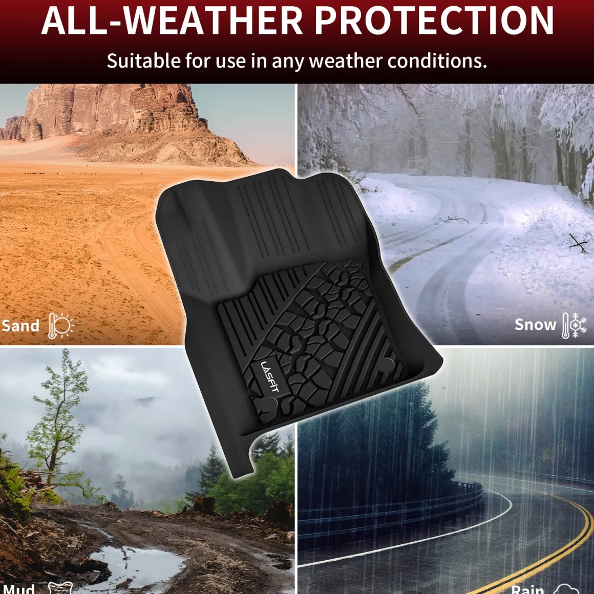 Fit for 2016-2022 Jeep Grand Cherokee WK Floor Mats or Cargo Mats