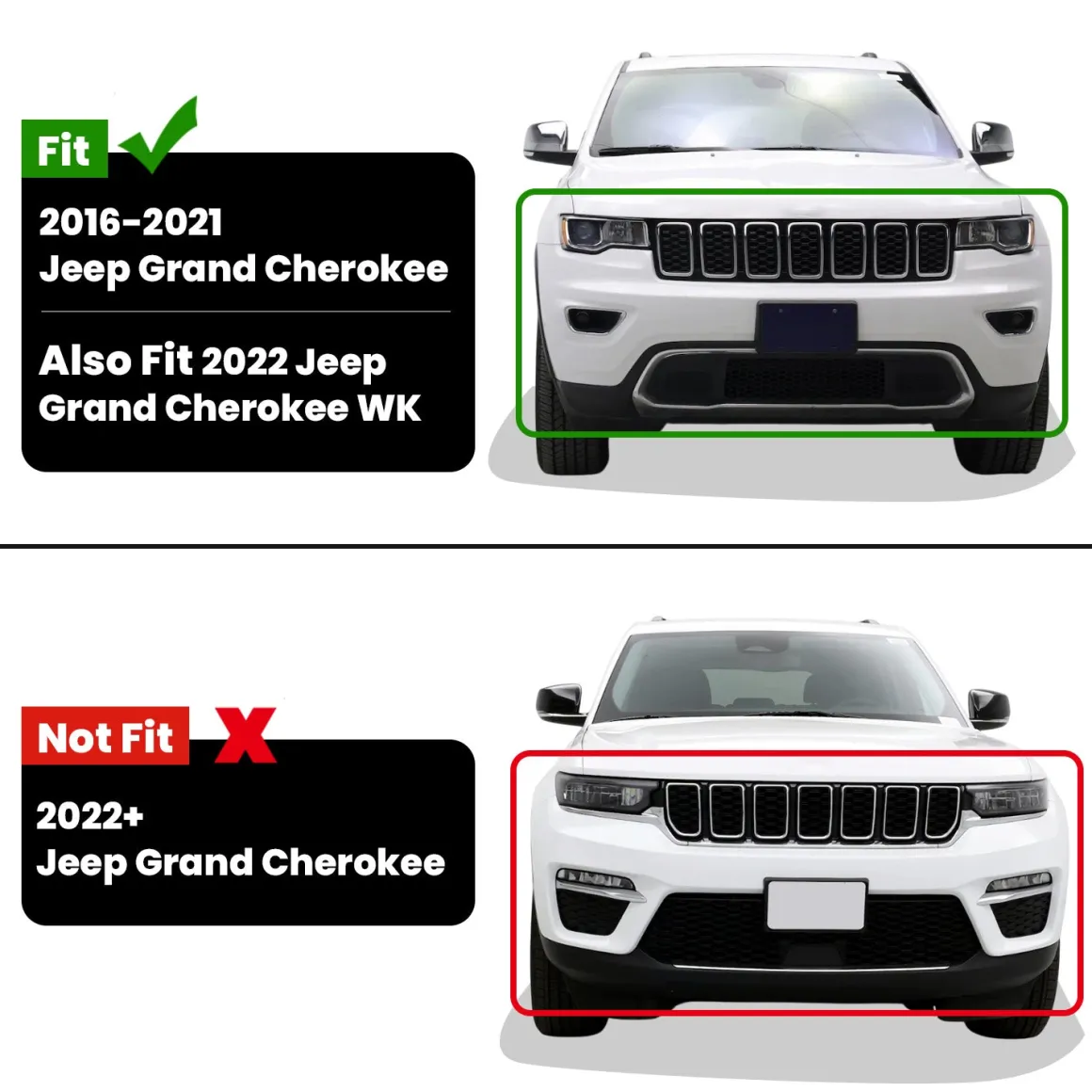 Fit for 2016-2022 Jeep Grand Cherokee WK Floor Mats or Cargo Mats