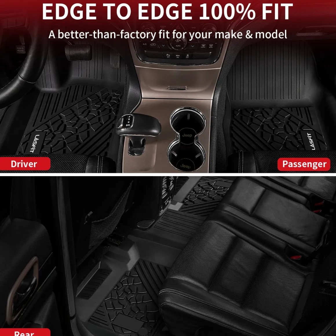 Fit for 2016-2022 Jeep Grand Cherokee WK Floor Mats or Cargo Mats