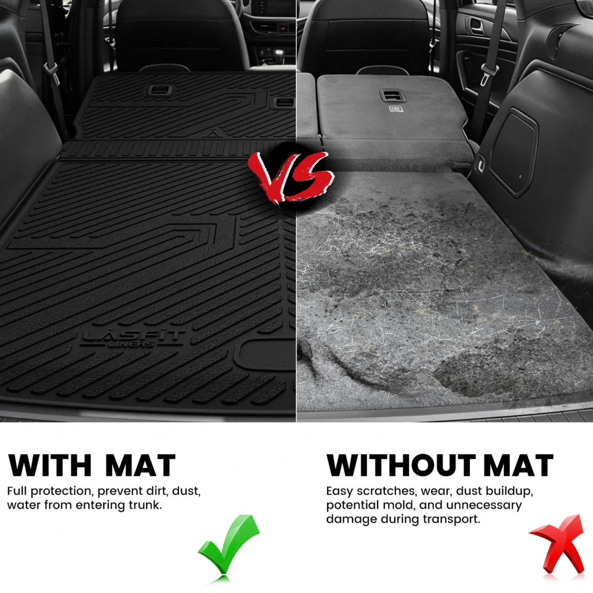 Fit for 2022-2026 Jeep Grand Cherokee WL & 4xe (2022-2025) Floor Mats or Cargo Mat