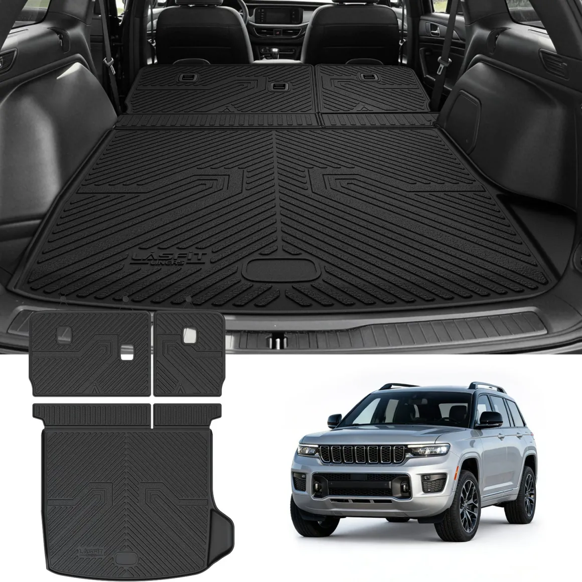 Fit for 2022-2026 Jeep Grand Cherokee WL & 4xe (2022-2025) Floor Mats or Cargo Mat