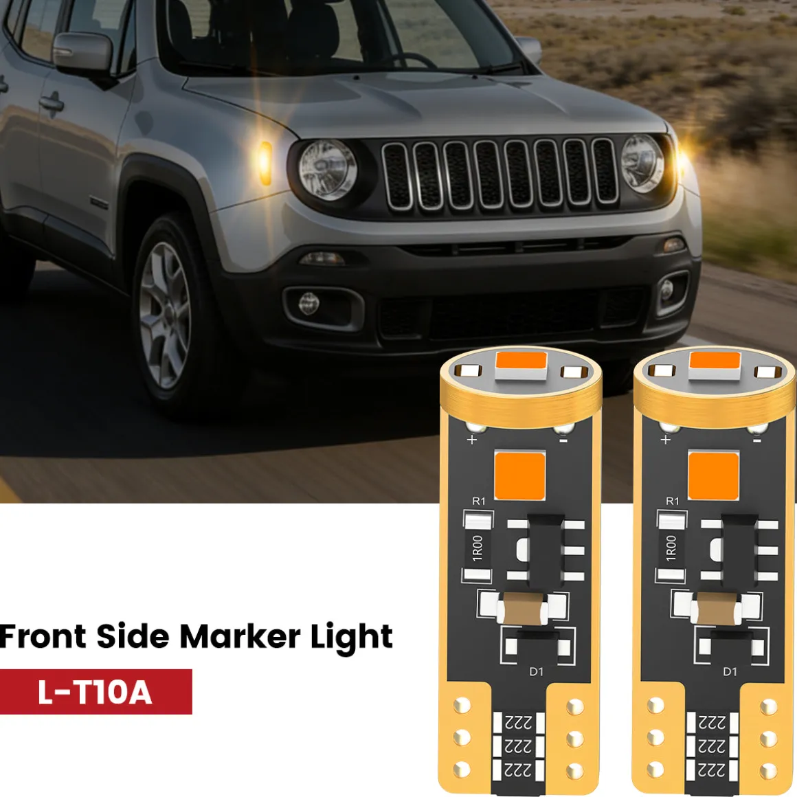 Fit for 2015-2018 Jeep Renegade The Brightest LED Bulbs Upgrade