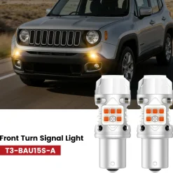 Fit for 2015-2018 Jeep Renegade The Brightest LED Bulbs Upgrade