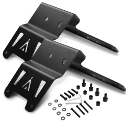 Fit For 2018-2024 Jeep Wranger JL Gladiator JT Low Profile Ditch Light Brackets (Don't Fit Mojave or 4xe) | LASFIT
