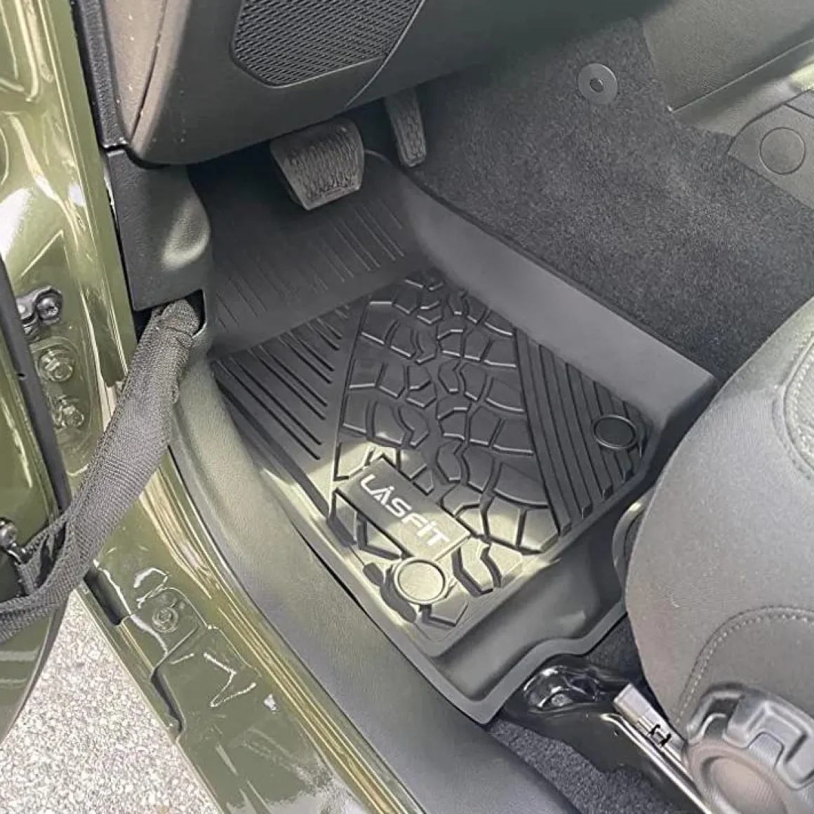 Fit for 2014-2018 Jeep Wrangler JK Floor Mats or Cargo Mat, For 4 Doors Only
