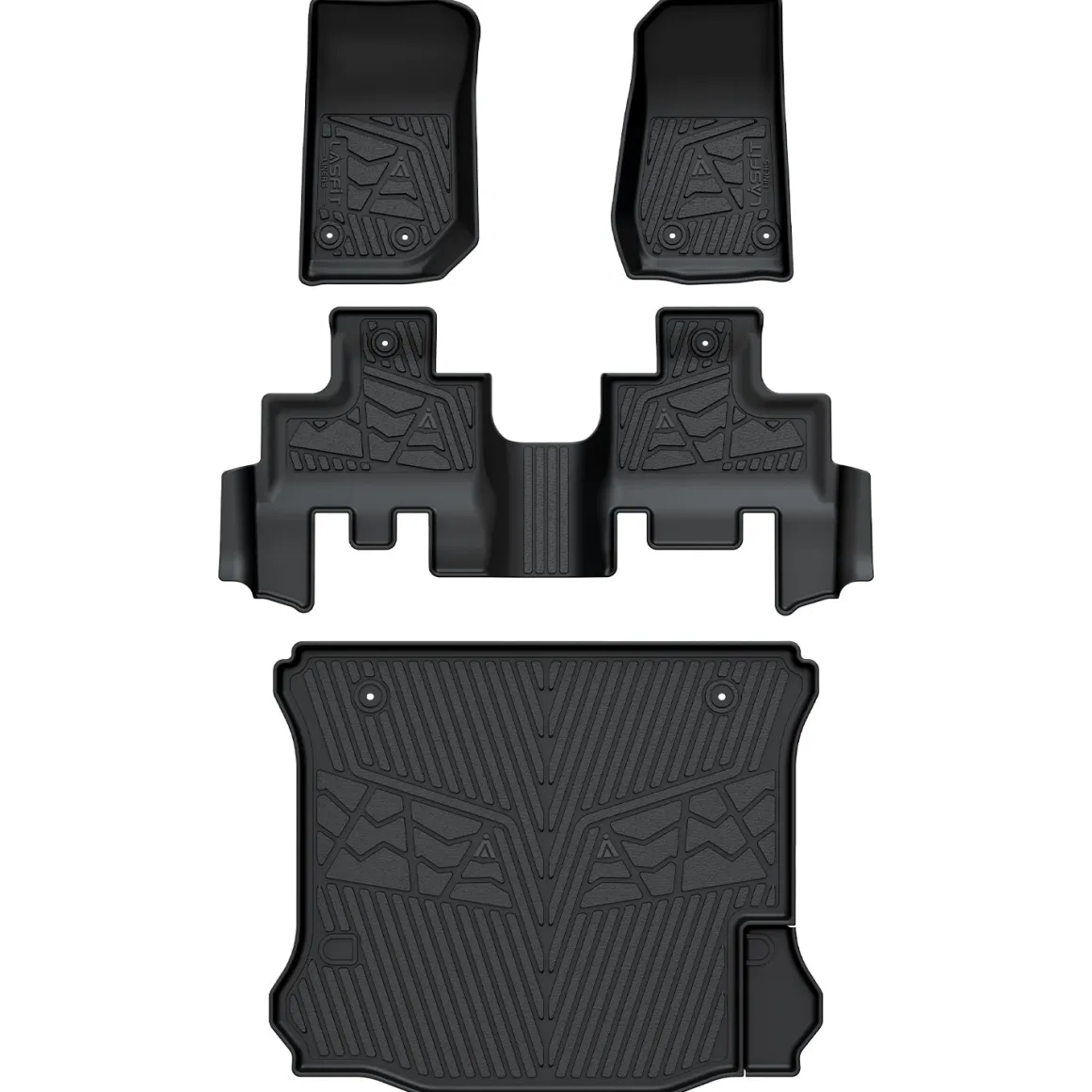 Fit for 2014-2018 Jeep Wrangler JK Floor Mats or Cargo Mat, For 4 Doors Only