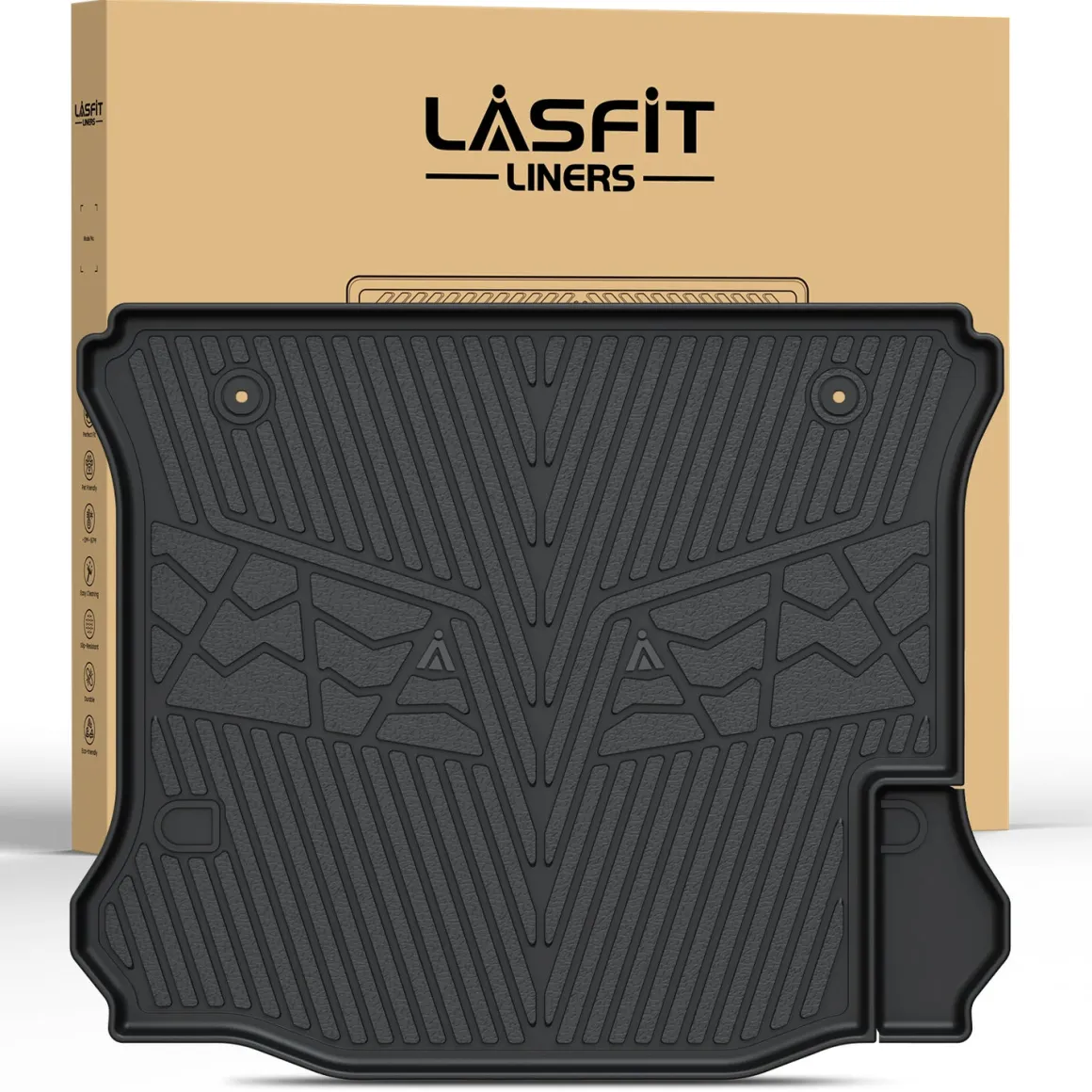 Fit for 2014-2018 Jeep Wrangler JK Floor Mats or Cargo Mat, For 4 Doors Only