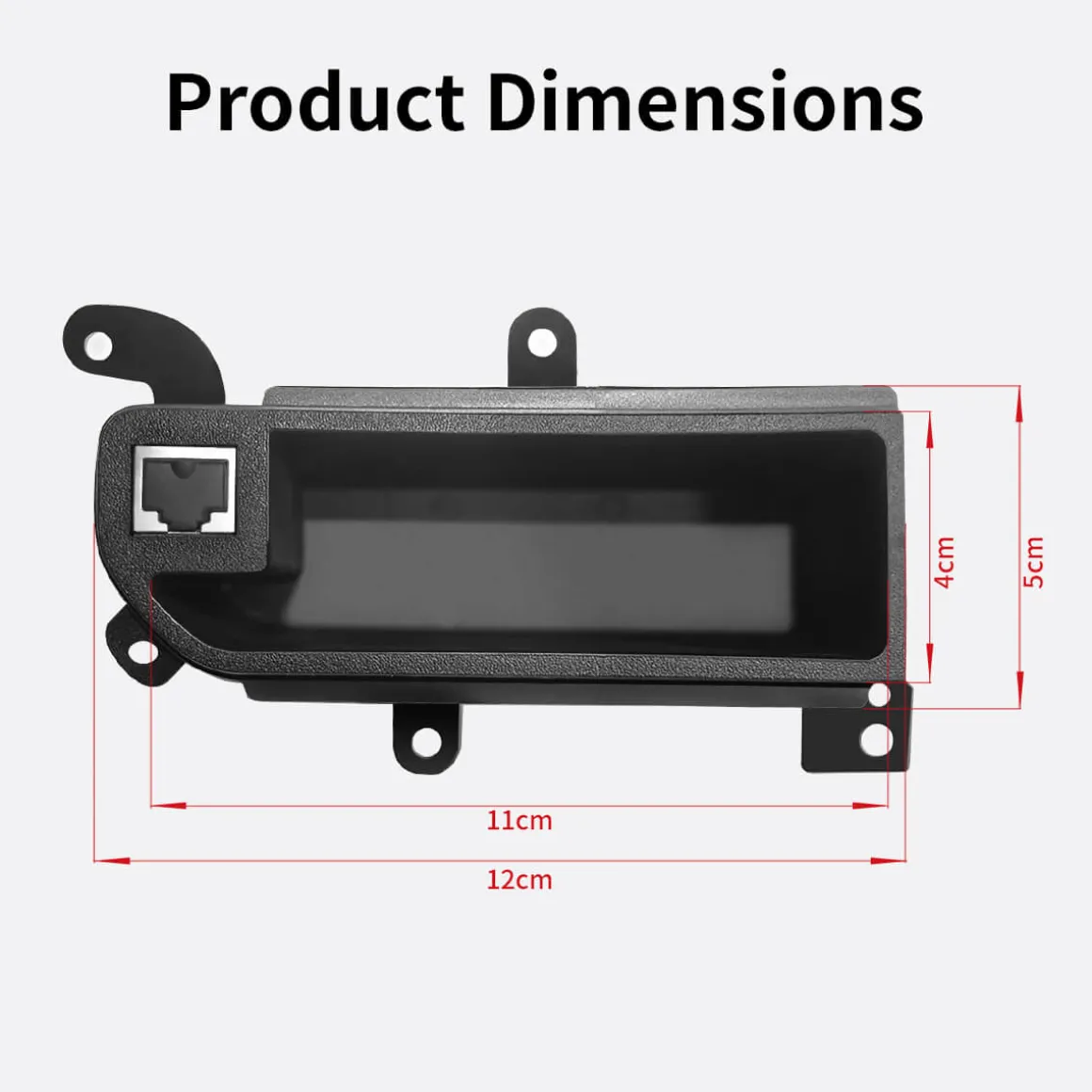 Fit For Jeep Wrangler JL 2018-2025 Auxiliary Switch Panel Bank Kit
