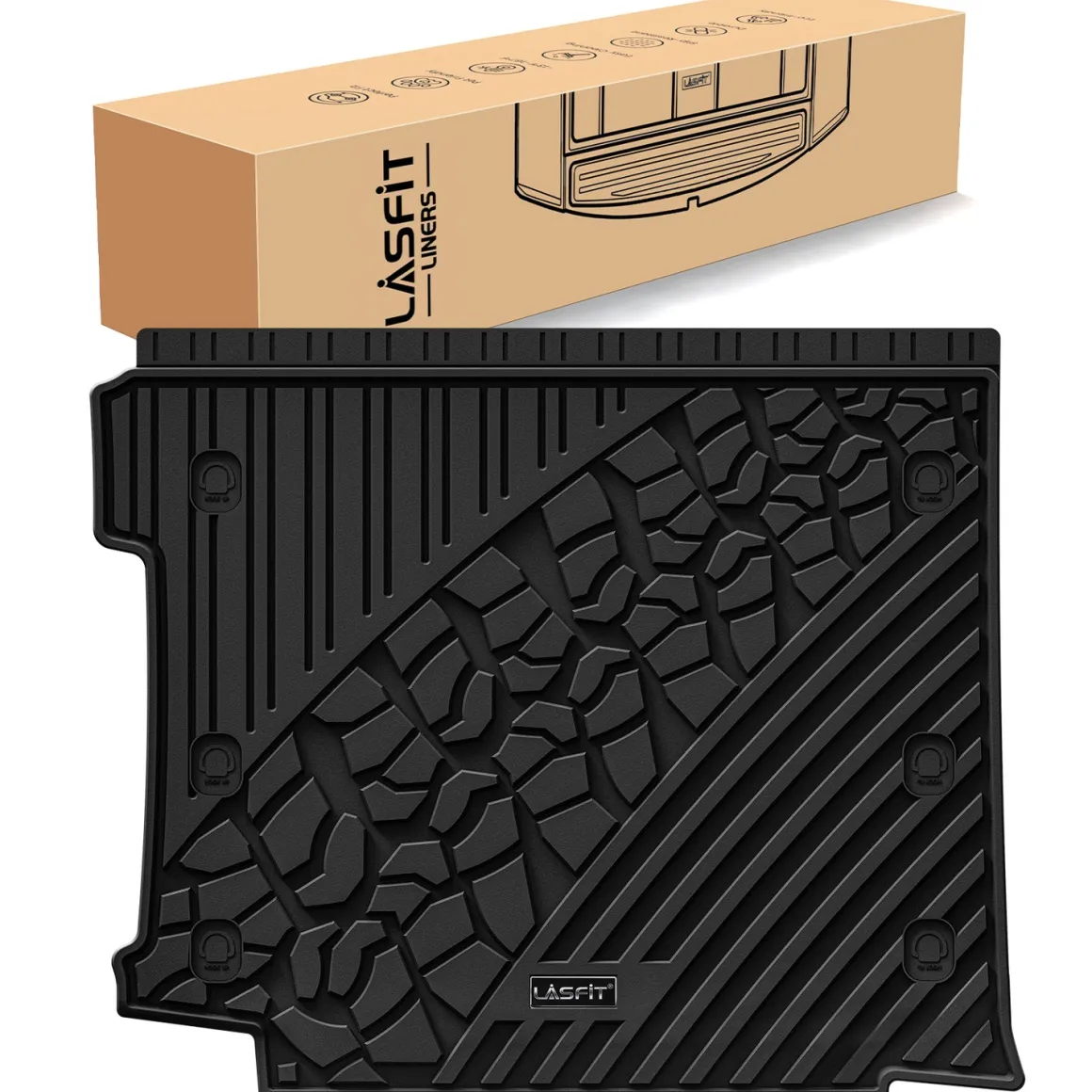 Fit for 2018-2026 Jeep Wrangler JL Floor Mats or Cargo Mat, Fit 4-Door Only(Don't fit 4xe)