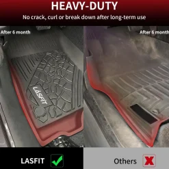 Fit for 2018-2026 Jeep Wrangler JL Floor Mats or Cargo Mat, Fit 4-Door Only(Don't fit 4xe)