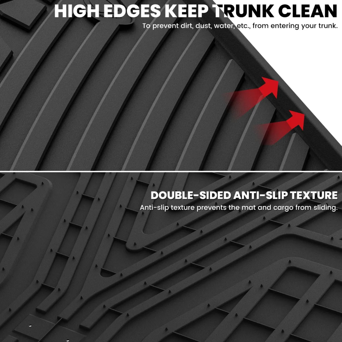 Fit for 2018-2026 Jeep Wrangler JL Floor Mats or Cargo Mat, Fit 4-Door Only(Don't fit 4xe)