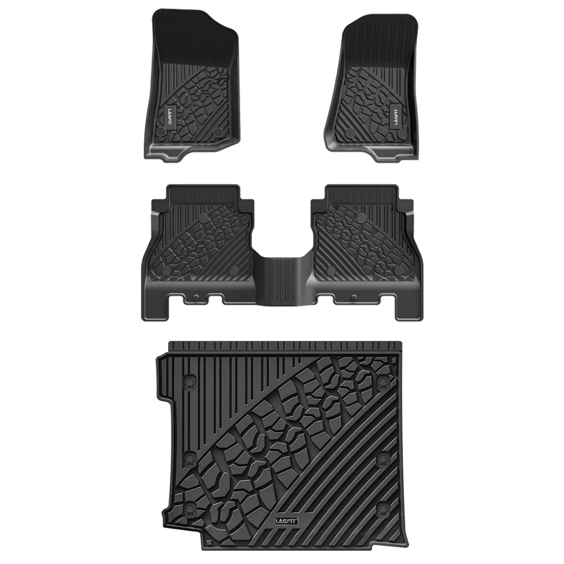 Fit for 2018-2026 Jeep Wrangler JL Floor Mats or Cargo Mat, Fit 4-Door Only(Don't fit 4xe)