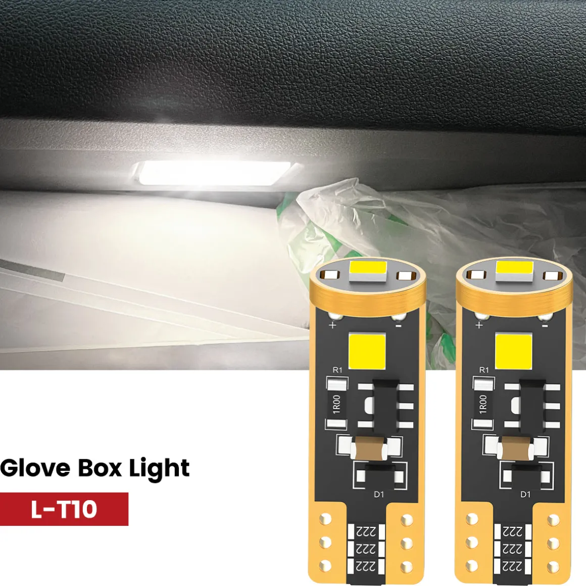Fit for 2007-2009 Jeep Wrangler The Brightest LED Bulbs Upgrade