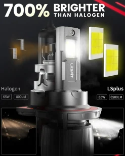 Fit for 2007-2009 Jeep Wrangler The Brightest LED Bulbs Upgrade