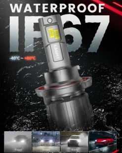 Fit for 2007-2009 Jeep Wrangler The Brightest LED Bulbs Upgrade