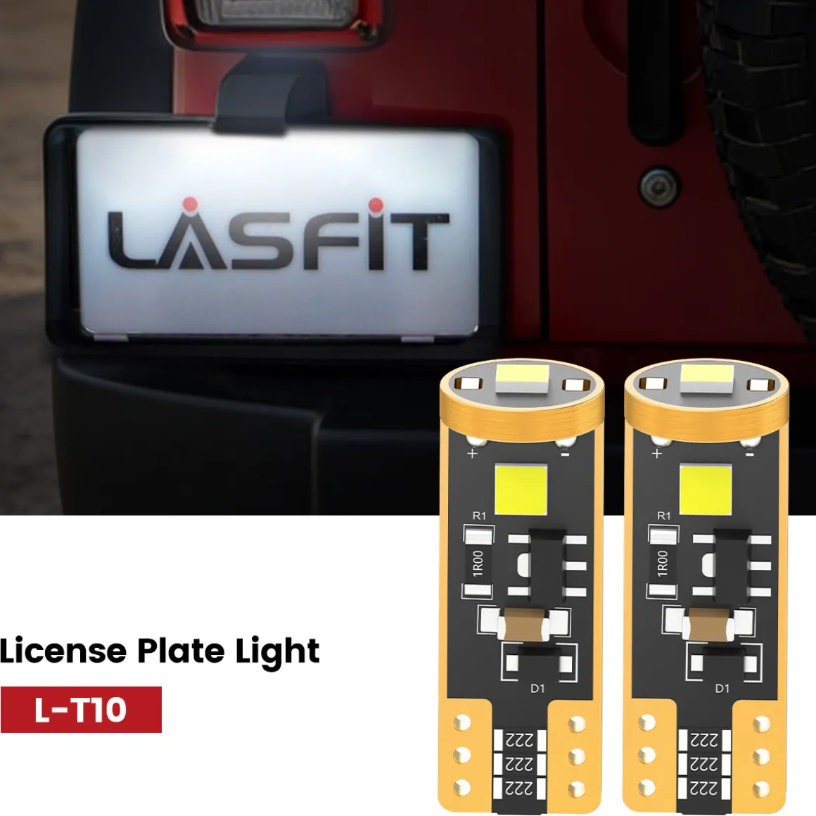 Fit for 2007-2009 Jeep Wrangler The Brightest LED Bulbs Upgrade