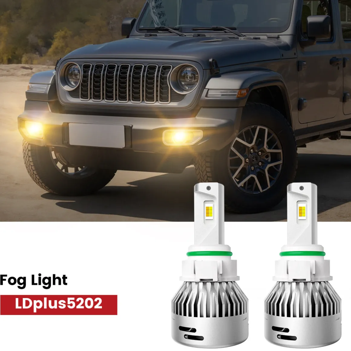 Fit for 2018-2026 Jeep Wrangler The Brightest LED Bulbs | Complete Lighting Upgrade Plan