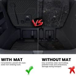 Fit for 2022-2026 Kia Carnival / Carnival Hybrid Floor Mats or Seatback & Cargo Mats