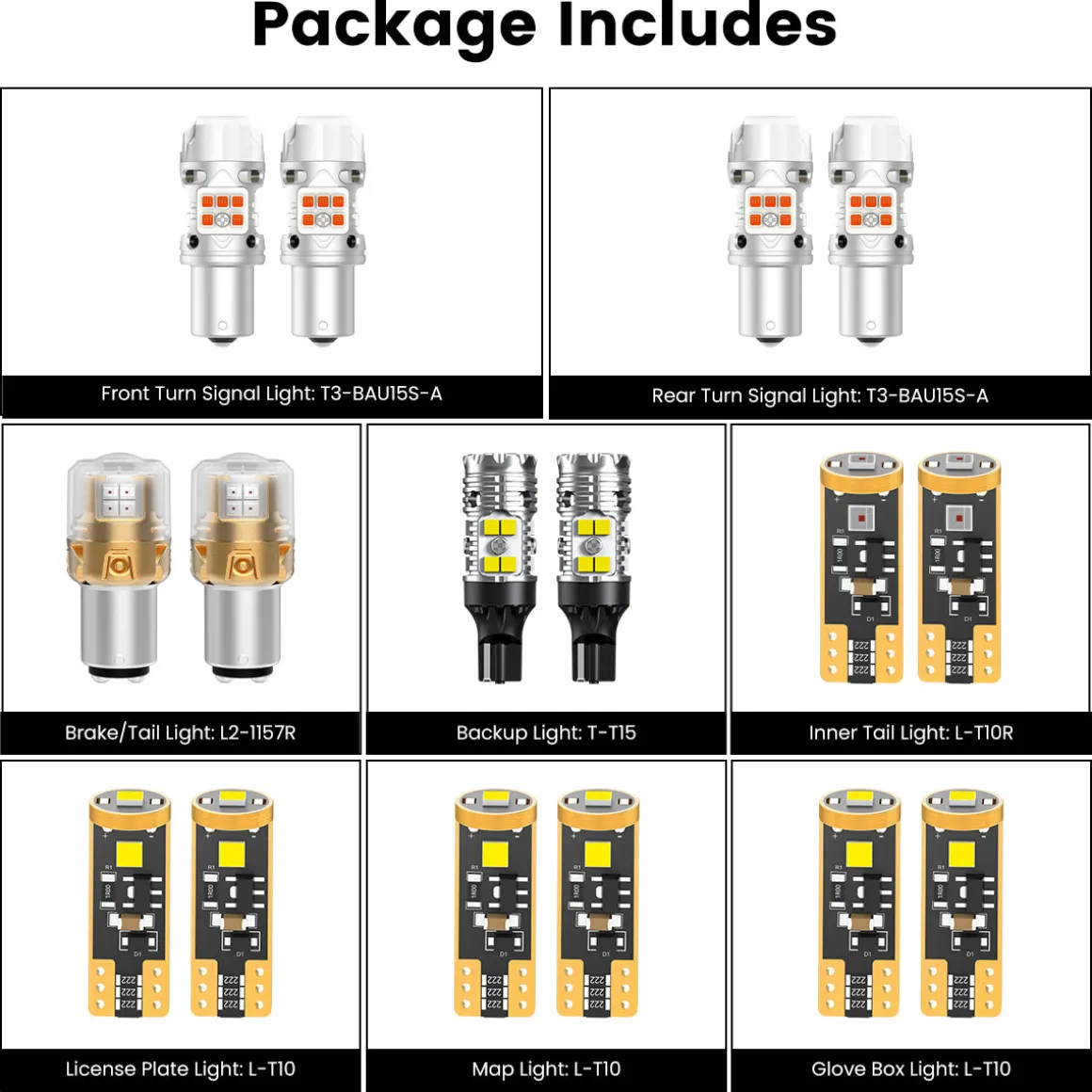 Fit for 2022-2024 Kia Carnival LED Bulbs Upgrade | Tested and Verified