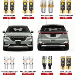 Fit for 2022-2024 Kia Carnival LED Bulbs Upgrade | Tested and Verified