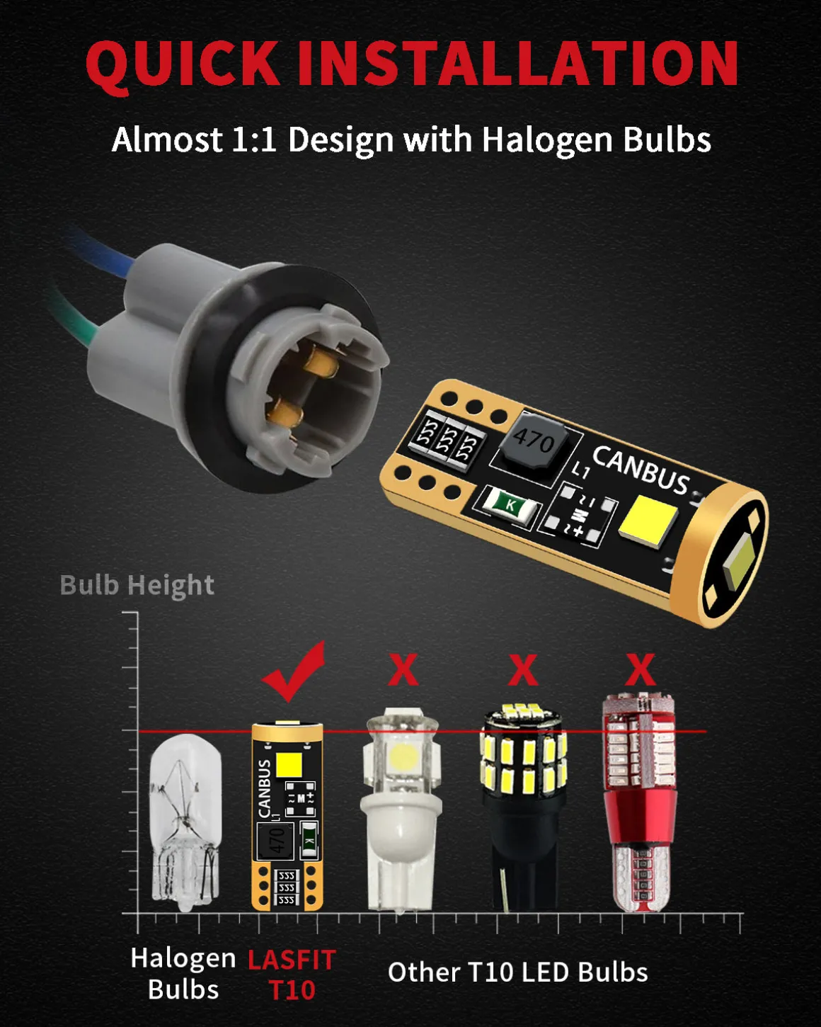 Fit for 2017-2018 Kia Forte H7 Custom LED Bulbs Exterior Interior Lights Plug and Play