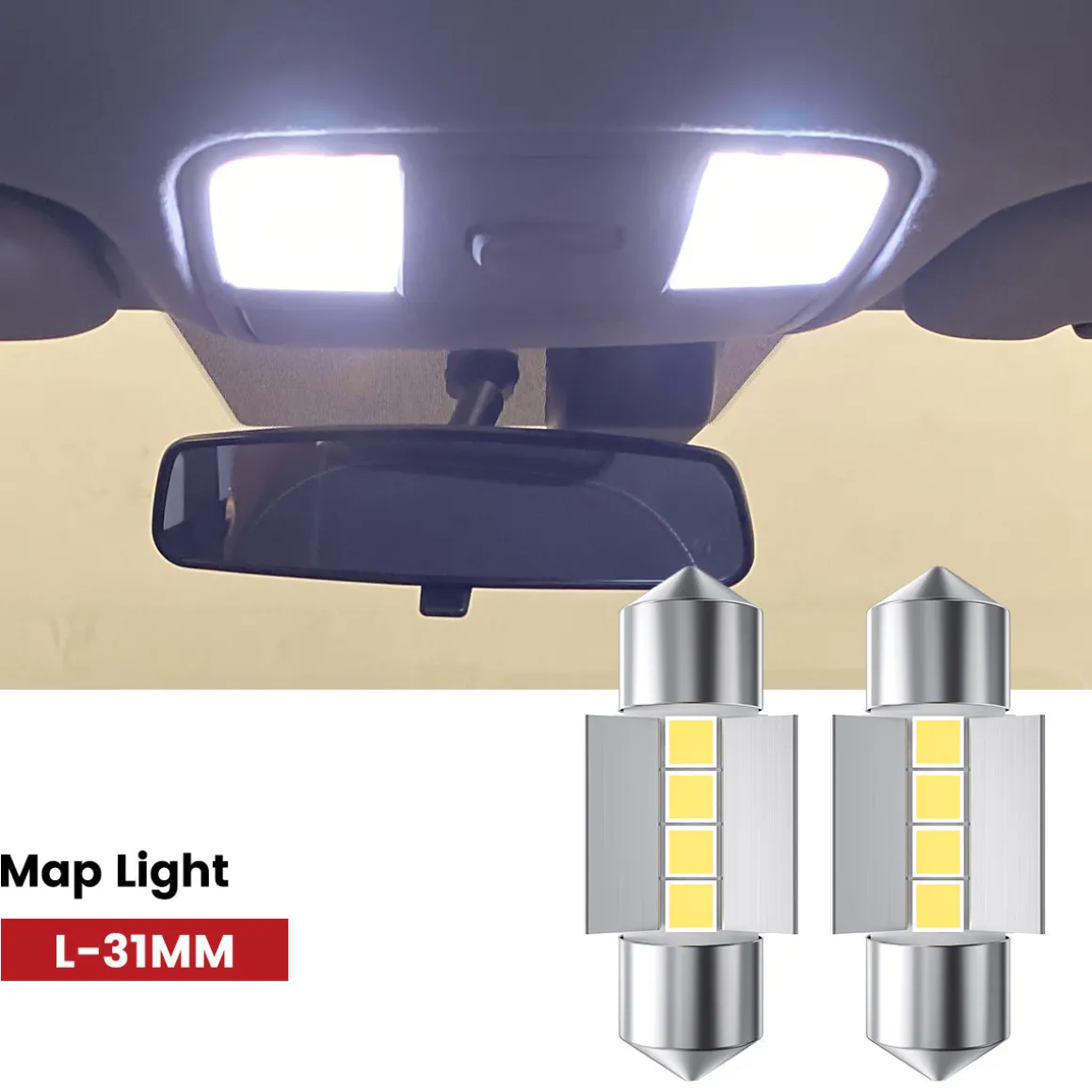 Fit for 2022-2024 Kia Forte The Brightest LED Bulbs Upgrade | Tested and Verified