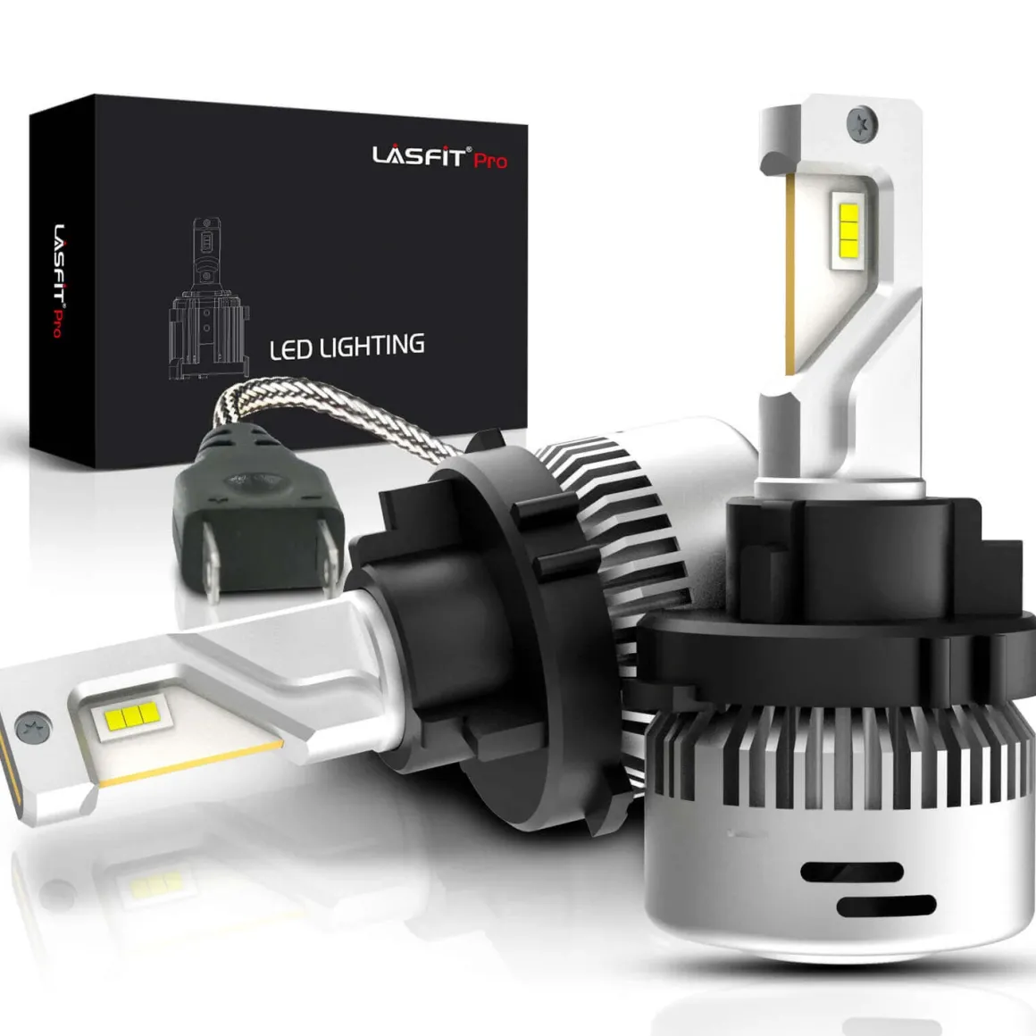 Fit for Kia Hyundai H7 LED Bulb Custom Retainer Adapter | Pro-HK7, 2 Bulbs