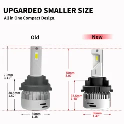 Fit for Kia Hyundai H7 LED Bulb Custom Retainer Adapter | Pro-HK7, 2 Bulbs