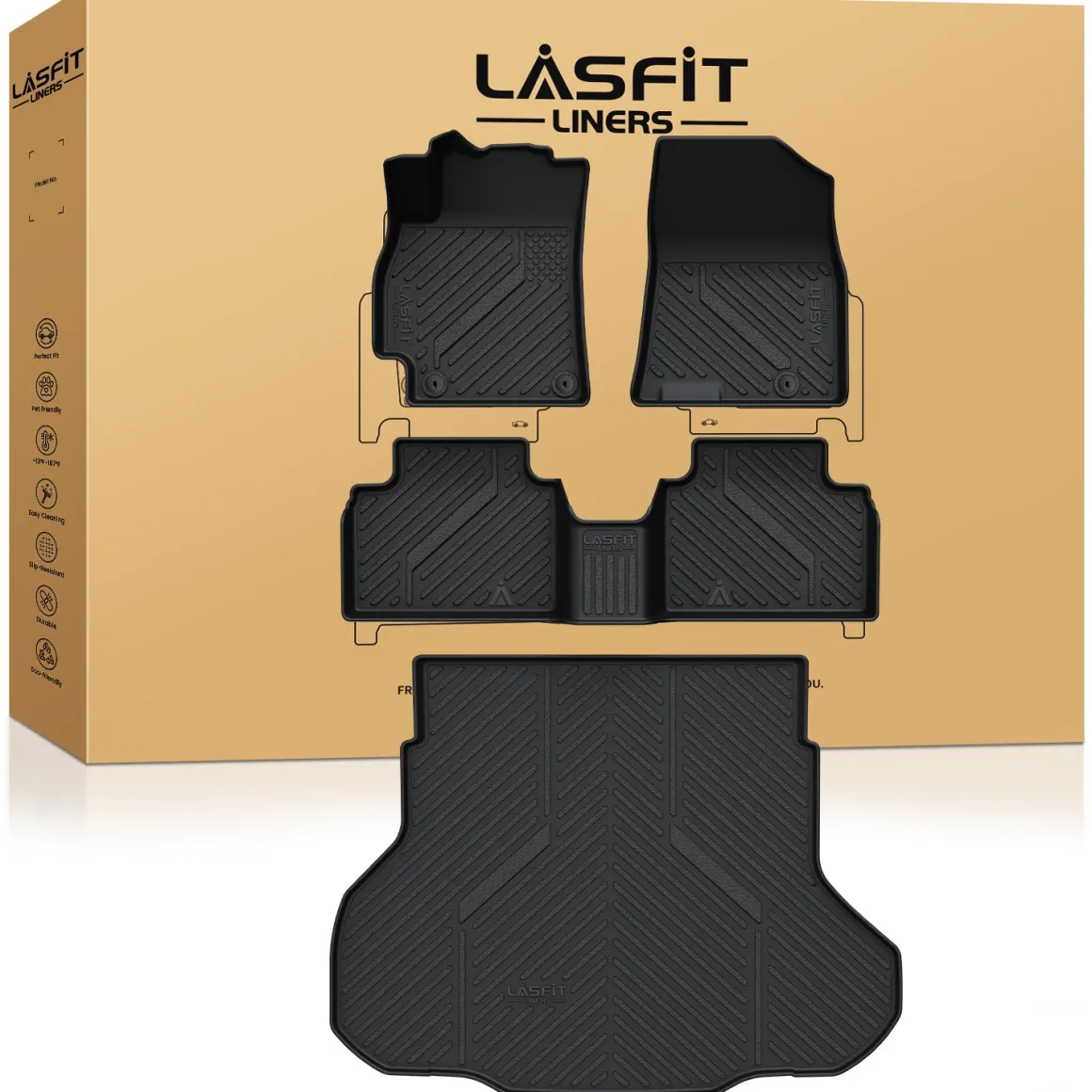Fit for 2025-2026 Kia K4 Floor Mats or Cargo Mat, Not Fit LX Model or K4 Hatchback