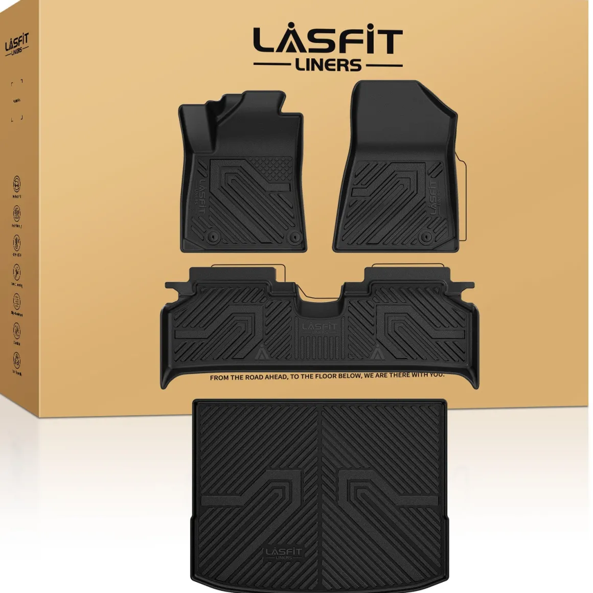 Fit for 2023-2026 Kia Niro EV / Hybrid Floor Mats or Cargo Mat, Not Fit PHEV or Without Optional Dual Level Cargo Board